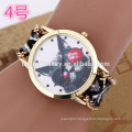 Latest bracelet watch with weave band/lady wrist watches for women BWL024